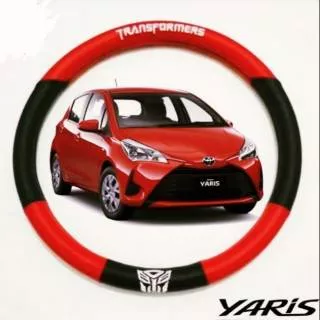 Cover Stir Mobil Yaris New Yaris Trd Sportivo Transformer-Merah Sarung setir Mobil Yaris Toyota