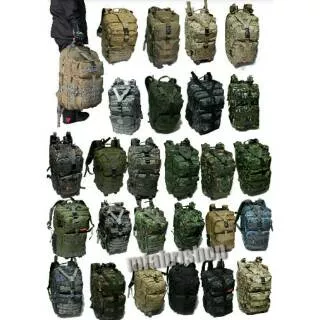 Tas ransel army assault pack molle - Tas tactical 3p x ruck sack - tas laptop army - tas notebook