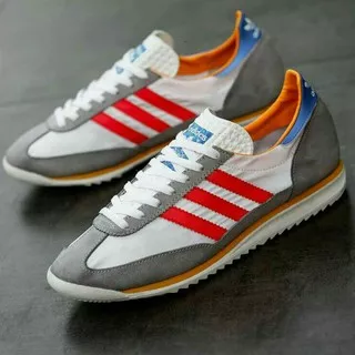 BIG SALE !!!ADIDAS SL 72 WHITE RED VINTAGE ORIGINAL 100% MADE IN INDONESIA