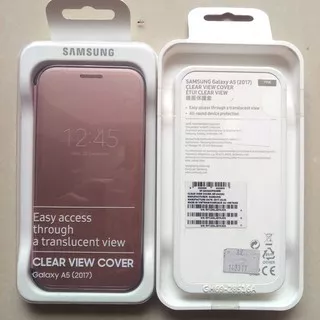 Case Galaxy A5 2017 Clear View Cover Original Samsung PINK