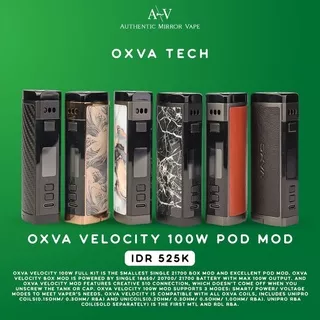 OXVA Velocity 21700 100W Full Kit Pod Mod 100% Authentic by Oxva Tech - PS