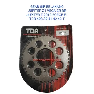 GEAR GIR BELAKANG CHROME TDR JUPITER Z NEW 2010 Z1 VEGA ZR RR FORCE FI 428 41 42 43 T