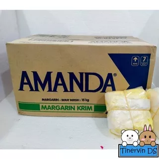 Margarine Krim - AMANDA - Kemasan 1 dus (15 kg)