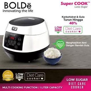 Bolde Super Cook Less Sugar Rice Cooker / Magic Com 1 Liter