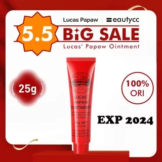 LUCAS PAPAW OINTMENT Lips Balm dan Salap Penghilang Bekas Gigitan Nyamuk Treatment Bibir Pelembab & Cream 25 gr