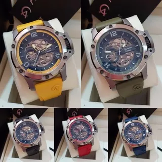 Jam Tangan Pria Alexandre Christie AC 6295 Black Rose Gold Automatic Titanium Original