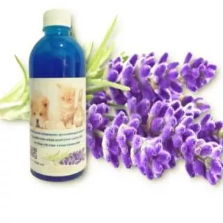 Shampo anjing, kucing, dan kelinci menghilangkan kutu dan jamur aroma rose lavender herbal 500ml