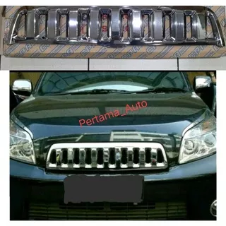 Grill Chrome Rush Terios Lama 2008 2011 Model Hummer