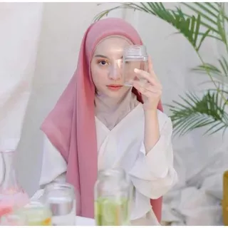 Kerudung Paris VOAL Premium Jilbab Segi Empat VOAL POLOS dAILY hIJAB Style Premium Hijab Voal Plain by Meichen