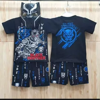 STELAN BAJU ANAK LAKI-LAKI MOTIF BLACK P USIAB1-10 THN/BAJU KEKINIAN/STELAN TANPA TOPENG