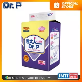 DR P - Adult Diapers M10 / L8 SPECIAL Type | Popok Perekat Dewasa