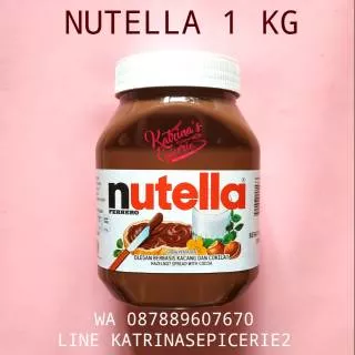 Nutella 1 kg - hazelnut spread with cocoa