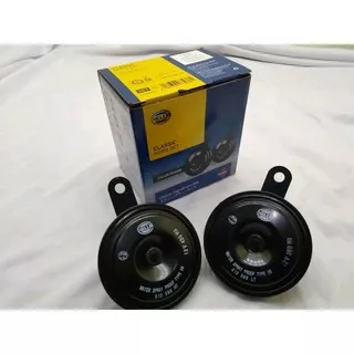 Klakson Mobil Motor Hella Classic Horn Set Universal Suara Asli Innova Pengganti Hella Compact Disc