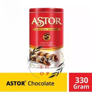 Astor Chocolate Wafer Stick Kaleng 330 Gram