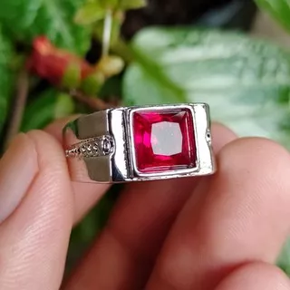 cincin merah siam pria batu akik wulung katilayu kalimaya bacan safir ruby yakut giok wanita