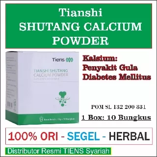 Tiens Kalsium Penyakit Gula – Diabetes Mellitus – DM - Tianshi Shutang Calcium Powder isi 10 bks