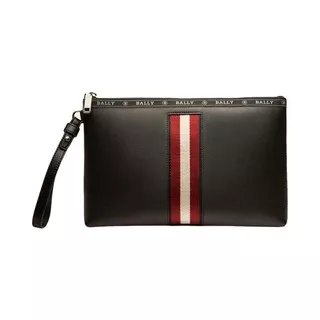 Blly SS23 Hartland Leather Clutch Black/Red (31 x 20 x 2)