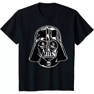 Baju anak Star Wars Darth Vader Classic Black Helmet Graphic T-Shirt