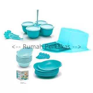 (TERJAMIN 100% ORIGINAL) Tupperware Dessert Set sweet blossom bread lover condimate TERMURAH