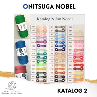 Onitsuga Nobel Benang Rajut Nilon Katalog II