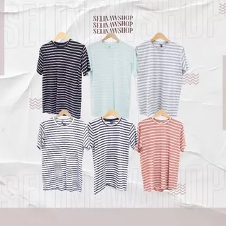 KAOS STRIPE / KAOS UNISEX GARIS / KAOS GARIS GARIS PRIA WANITA / KAOS GARIS POLOS PRIA WANITA / KAOS BASIC / KAOS RUMAHAN NYAMAN ADEM / KAOS COMBAD / KAOS MURAH / KAOS BAHAN DINGIN