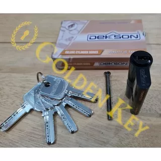 Kunci Silinder Pintu Kayu 60MM Cylinder Dekson Dekkson Komputer Key CYL DC KK DL 60 MM 6cm Black