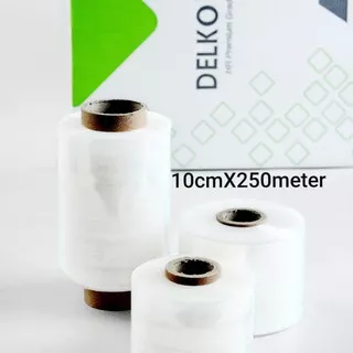 Plastik Wrapping Stretch Film Bening Tebal 10cm X 250Meter