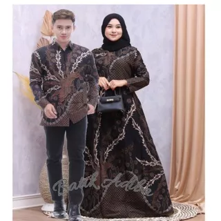 BAJU BATIK COUPLE MODERN SARIMBIT BATIK COUPLE GAMIS BATIK COUPEL COUPLE COPEL PASANGAN MAURA COUPLE BATIK COUPLE GAMIS BATIK COUPLE BATIK GAMIS BATIK SERAGAM BATIK KELUARGA Maura Couple Sania Ruflle