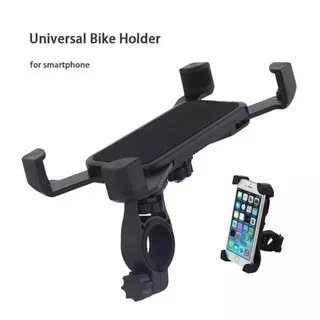 Stand Holder Motorcycle Cas Dudukan Handphone Motor & Sepeda Penjepit HP Di Stang Spion Flexible / Universal Bike Holder