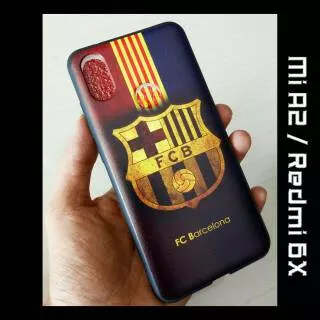 Mi A2 / Redmi 6x Softjacket Blackmatte Motif Club Bola Softcase Mi A2 / Redmi 6x