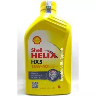 OLI MESIN MOTOR MOBIL SHELL HELIX HX5 15W40 1L | PREMIUM MULTI-GRADE MOTOR OIL|MESIN BENSIN|DIESEL