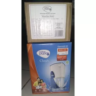 Paket Unilever Pureit Pure It Germkill Filter Air 3000L 3000 L Liter CLASSIC & Saringan Microfiber
