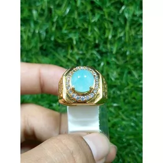 batu bacan kristal asli natural siap pakai