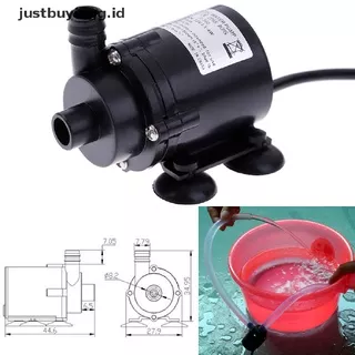 Pompa Air Mini Elektrik Dc 12v 280l / H Motor Brushless Submersible Untuk Akuarium