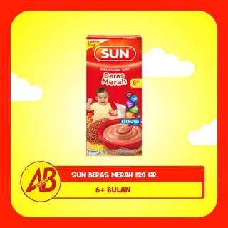 SUN BERAS MERAH 120 GR - BUBUR SEREAL BAYI