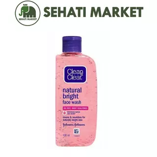 CLEAN & CLEAR FACE WASH NATURAL BRIGHT 100ml