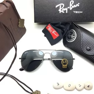 [BISA COD] [SALE] Sunglasses - Kacamata RAYBAN Pria - Wanita Pilot Ray Ban Aviator A 3026 - Lensa Kaca - Super Quality / KACAMATA BRANDED