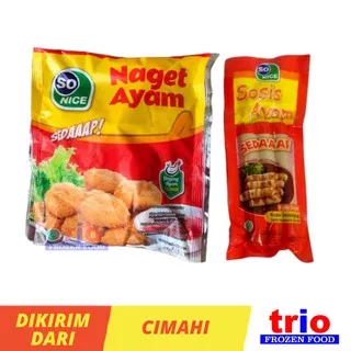 Paket Hemat So Nice Nugget 250gr + Sosis 75gr / Salam Nugget 250gr