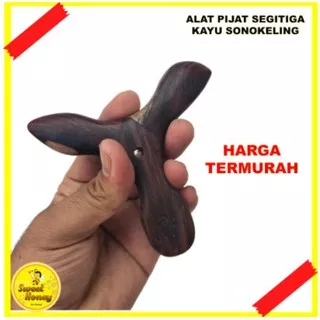 Alat pijat kayu bintang segitiga alat pijat refleksi alat kerokan kayu kerokan badan dari kayu