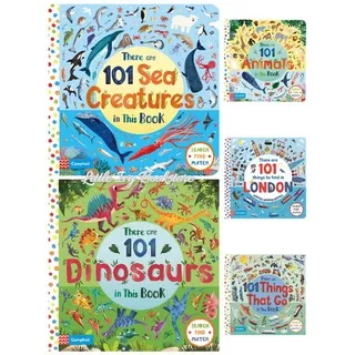 Campbell There Are 101 Sea Creatures/Dinosaurs/London/Animals/Things That Go in This Book. Buku Anak