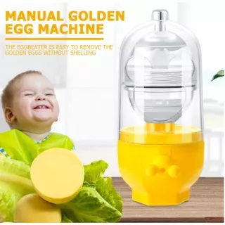 PENGOCOK TELUR EMAS Golden Egg Maker Egg Scrambler Shaker Alat Pengocok Telur Tarik ORIGINAL