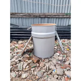 drum/tong/ember/tong sampah/tempat sampah besi 50 liter