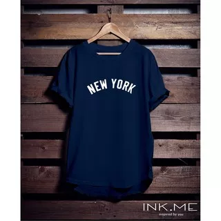 NEWYORK TSHIRT IN NAVY/ KAOS NEWYORK/ KAOS UNISEX/ KAOS PRIA/ KAOS WANITA