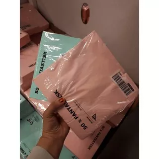 NAPKIN /SERBET KERTAS /TISU MAKAN IKEA FANTASTISK SET OF 50 (PEACH, TOSCA,HIJAU MUDA)