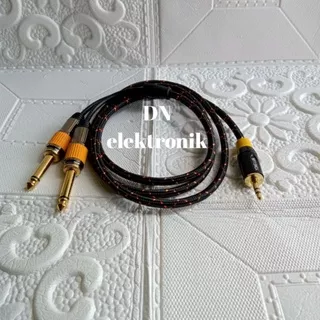 Kabel jack JAC hp/laptop ke mixer Audio 3,5mm to Akai 6,5mm 2 meter