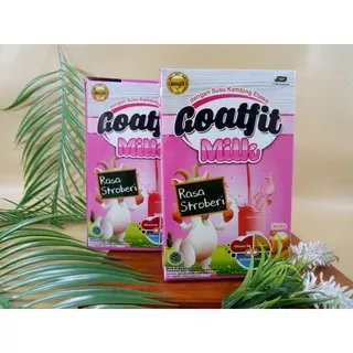 SUSU KAMBING ETAWA BUBUK GOATFIT RASA STROBERI GOARTFIT MILK SUSU KAMBING ASLI SYIFA 200 GR BISA COD