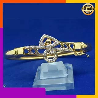 Gelang bangkok bangle berlian xuping - perhiasan lapis emas 24k 100% asli original