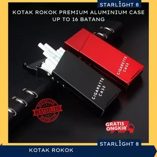 Kotak Rokok Alumunium Case Premium Anti Penyok Isi Up to 20 Batang