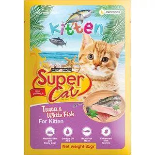 Best In Show - Supercat Kitten Tuna & White Fish 85gr