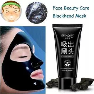 Bio Aqua Masker Komedo Pencabut Acne Remove Blackhead 60gr Original Masker Arang